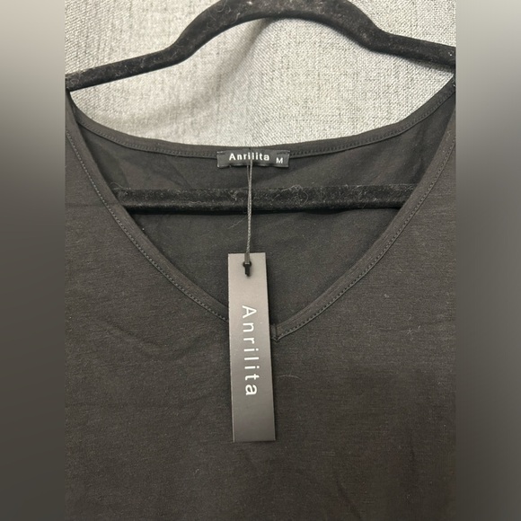 ANRILITA Women’s Summer Dress Elastic Empire Waist Short Sleeve with Pockets - Picture 8 of 8